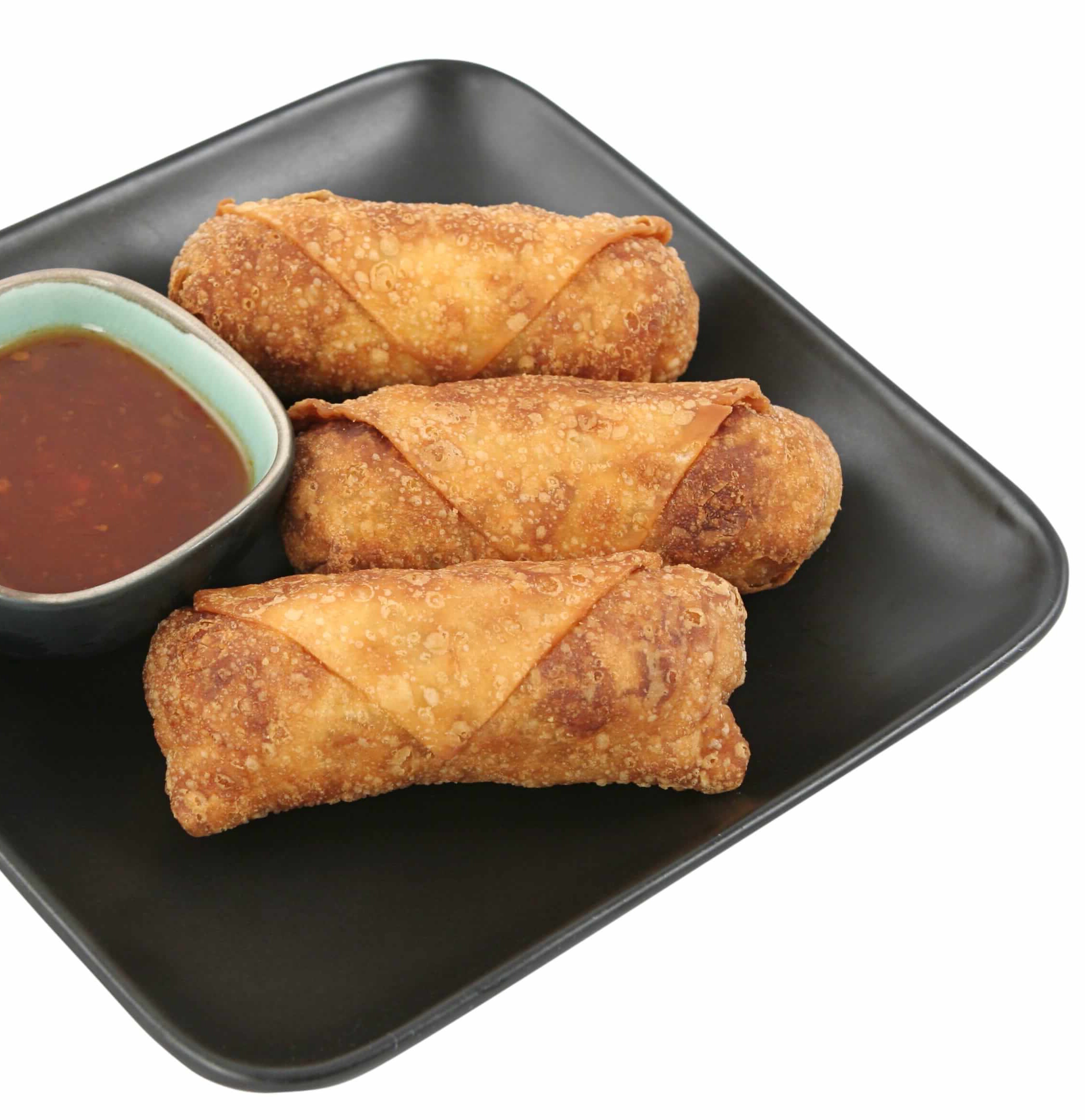 Sushi Bistro Egg Rolls with chili sauce